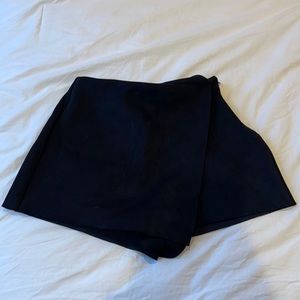 Suede Black Zara Skort